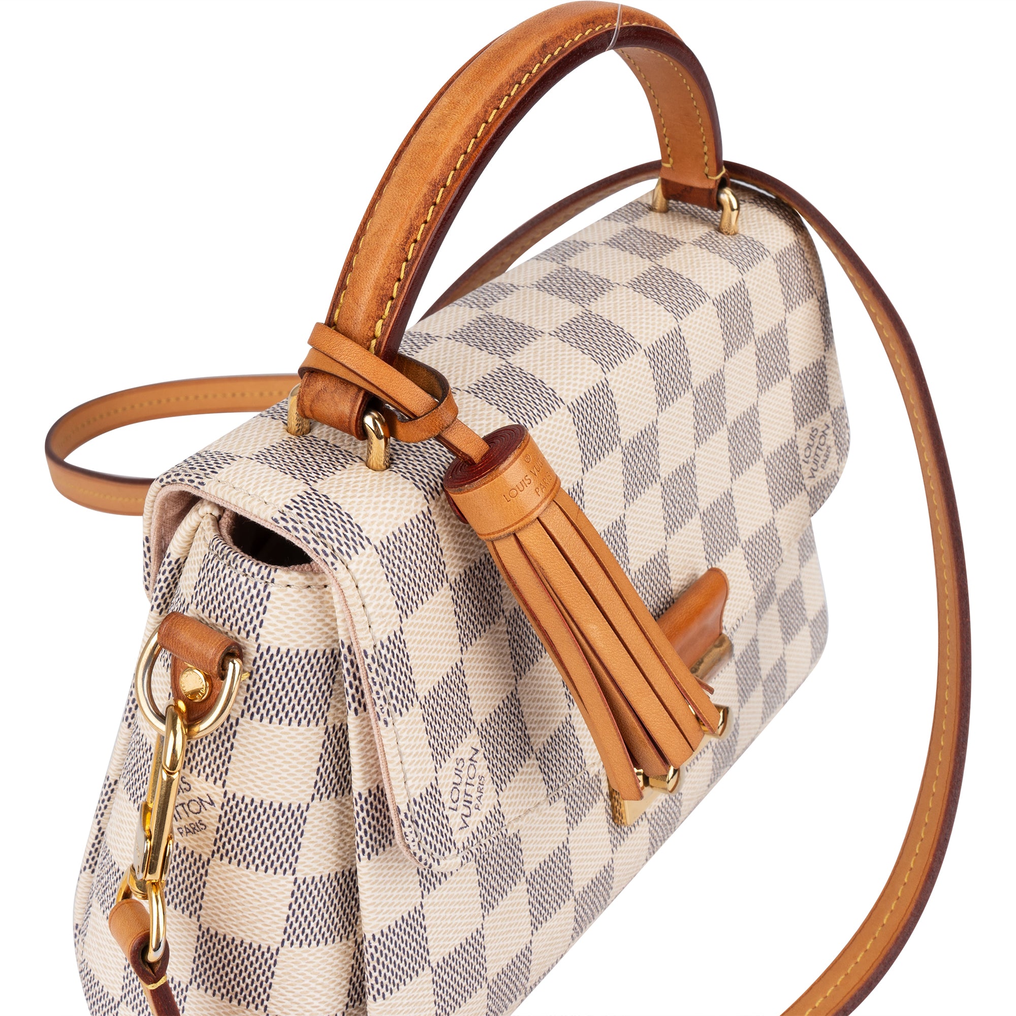 Louis Vuitton Monogram Damier Azur Croisette Handbag - vintageandkickz