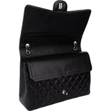 Chanel Quilted Lambskin Palladium Maxi Double Flap Crossbody bag