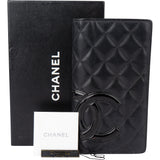 Chanel Quilted Lambskin Cambon CC Wallet
