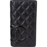 Chanel Quilted Lambskin Cambon CC Wallet