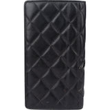 Chanel Quilted Lambskin Cambon CC Wallet