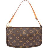 Louis Vuitton Canvas Monogram Pochette Accessoire Handbag