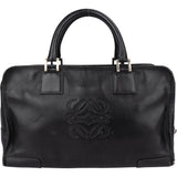 Loewe Black Leather Amazona Handbag
