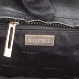 Loewe Black Leather Amazona Handbag