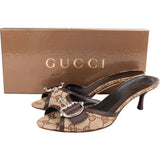 Gucci GG Monogram Horsebit Heels (35)