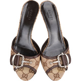 Gucci GG Monogram Horsebit Heels (35)