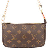 Louis Vuitton Canvas Monogram Mini Pochette Accessoire Handbag