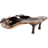 Gucci GG Monogram Horsebit Heels (35)