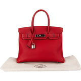 Hermès Rouge Togo Leather Birkin 30 Handbag