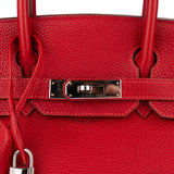 Hermès Rouge Togo Leather Birkin 30 Handbag
