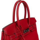Hermès Rouge Togo Leather Birkin 30 Handbag