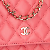 Chanel Quilted Lambskin Wallet On Chain Crossbody Bag