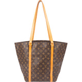 Louis Vuitton Canvas Monogram Sac Shopping Shoulder Bag
