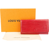 Louis Vuitton Rouge Epi Leather Keyholder