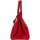 Hermès Rouge Togo Leather Birkin 30 Handbag