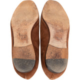 Gucci Brown Suede Leather GG Ballerinas (36)