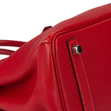 Hermès Rouge Togo Leather Birkin 30 Handbag