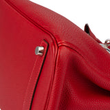 Hermès Rouge Togo Leather Birkin 30 Handbag