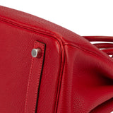 Hermès Rouge Togo Leather Birkin 30 Handbag