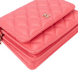 Chanel Quilted Lambskin Wallet On Chain Crossbody Bag