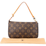 Louis Vuitton Canvas Monogram Pochette Accessoire Handbag