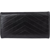 Yves Saint Laurent Chevron Leather Cassandre Wallet