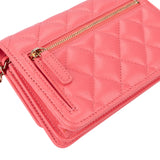 Chanel Quilted Lambskin Wallet On Chain Crossbody Bag