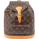 Louis Vuitton Canvas Monogram Montsouris MM Handbag