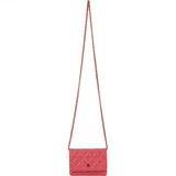 Chanel Quilted Lambskin Wallet On Chain Crossbody Bag