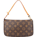 Louis Vuitton Canvas Monogram Pochette Accessoire Handbag