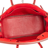 Hermès Rouge Togo Leather Birkin 30 Handbag