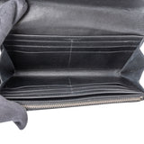 Yves Saint Laurent Chevron Leather Cassandre Wallet