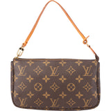 Louis Vuitton Canvas Monogram Pochette Accessoire Handbag