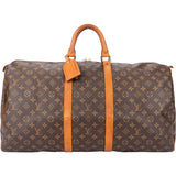 Louis Vuitton Canvas Monogram Keepall 55