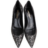 Saint Laurent Black Glitter Show Pumps (37)