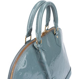 Louis Vuitton Blue Vernis Monogram Alma PM Handbag