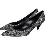 Saint Laurent Black Glitter Show Pumps (37)