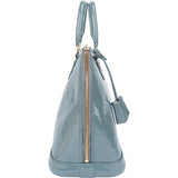 Louis Vuitton Blue Vernis Monogram Alma PM Handbag