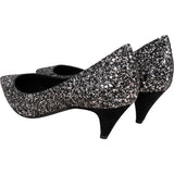 Saint Laurent Black Glitter Show Pumps (37)