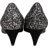 Saint Laurent Black Glitter Show Pumps (37)