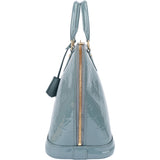 Louis Vuitton Blue Vernis Monogram Alma PM Handbag