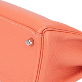 Hermès Taurillon Clemence Crevette Kelly 28 Retourne Handbag