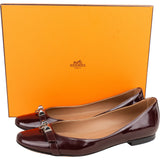 Hermès Classic Patent Leather Ballerinas (36,5)