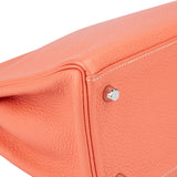 Hermès Taurillon Clemence Crevette Kelly 28 Retourne Handbag