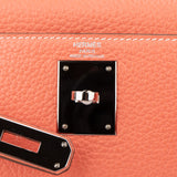 Hermès Taurillon Clemence Crevette Kelly 28 Retourne Handbag