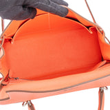 Hermès Taurillon Clemence Crevette Kelly 28 Retourne Handbag