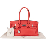 Hermès Clemence Leather Bougainvillier Birkin 42 JPG Shoulder Bag