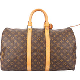 Louis Vuitton Canvas Monogram Keepall 45