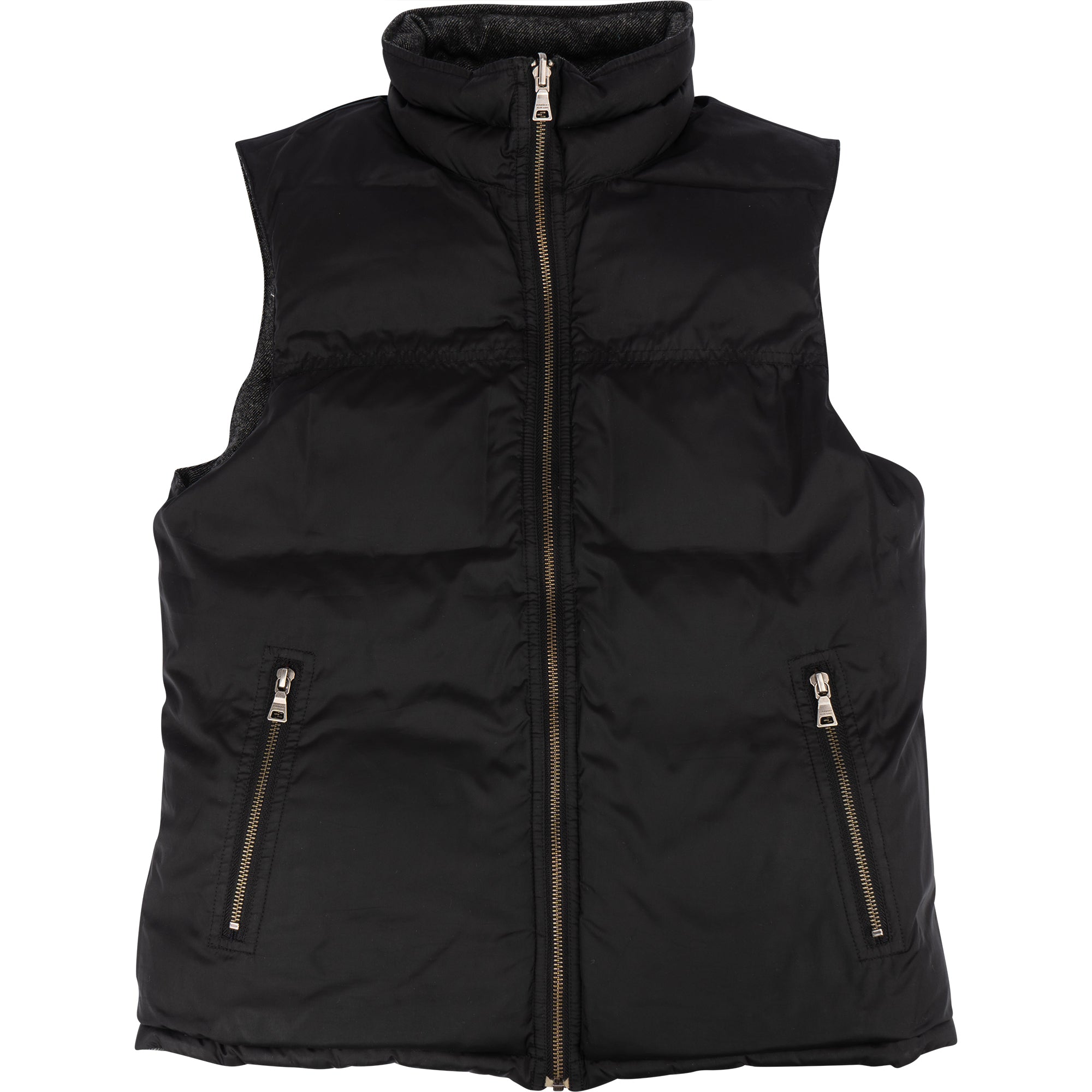 Burberry Reversible Puffer Vest (M) - vintageandkickz