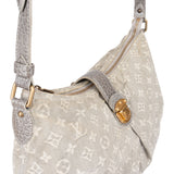 Louis Vuitton Denim Monogram Mahina Crossbody / Shoulder Bag